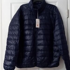 Sayfut navy blue packable winter